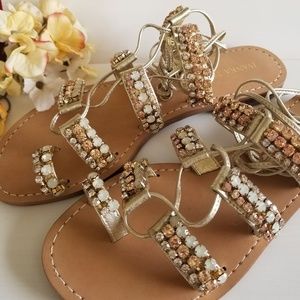 New Ivanka Trump Monday Gladiator Sandals - Size 8